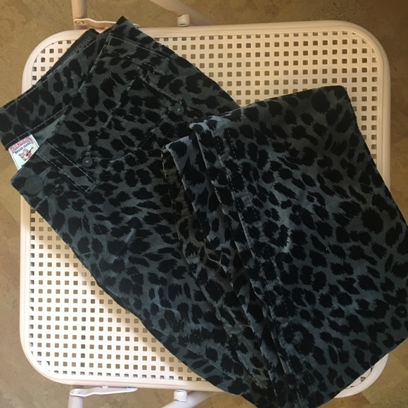 True Religion Brand Jeans: velvety leopard pants - Picture 2 of 7